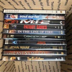 action/comedy movies dvd bundle of 10